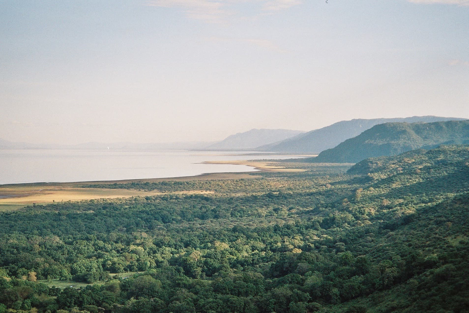 Lake Manyara and the Rift Valley landscape in northern Tanzania